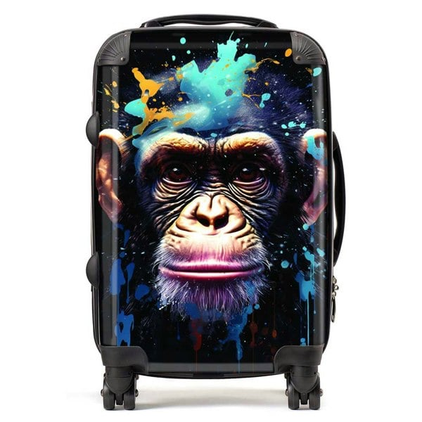 Warren Reed Monkey Face Splashart with Blue Suitcase