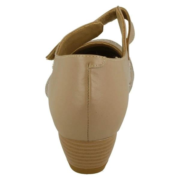 DB Shoes Ladies Easy B Court Shoes With Removable Footbed And Strap Constance