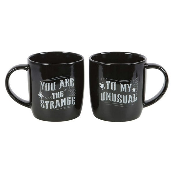 Something Different You Are The Strange To My Unusual Mug Set (Pack of 2) - Black/White