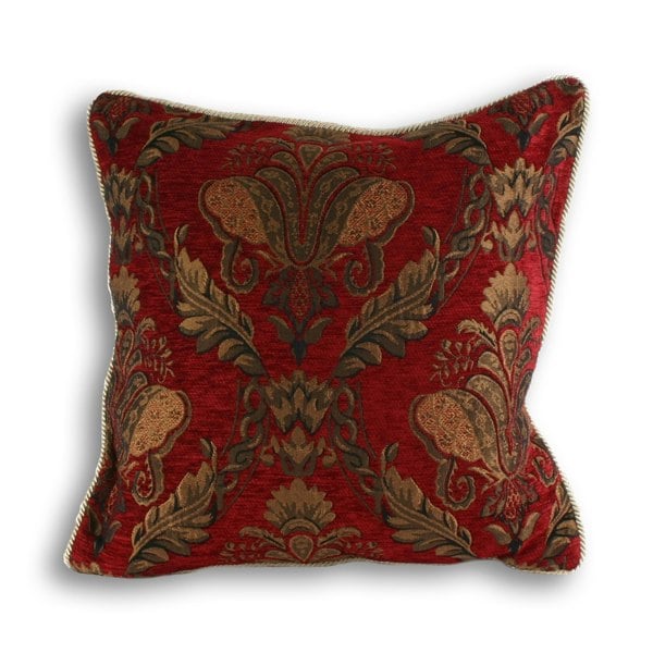 Riva Home Shiraz Cushion Cover - Burgundy