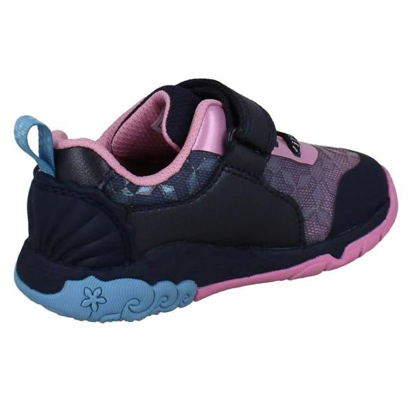 Clarks Girls Clarks Snowflake Detail Casual Trainers Tidal Trail