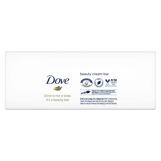 Dove Orignal Moisturising Beauty Cream Bar for Soft & Smooth Skin, 6x90g, 3 Pack