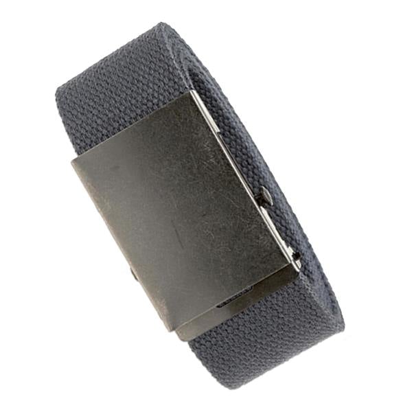 Duke Mens D555 Edward Webbing Waist Belt - Charcoal