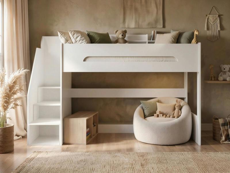 Stepaside High Sleeper White