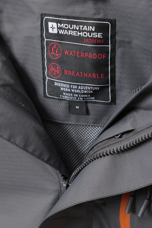 Mountain Warehouse Mens Bracken Extreme 3 in 1 Waterproof Jacket - Dark Grey