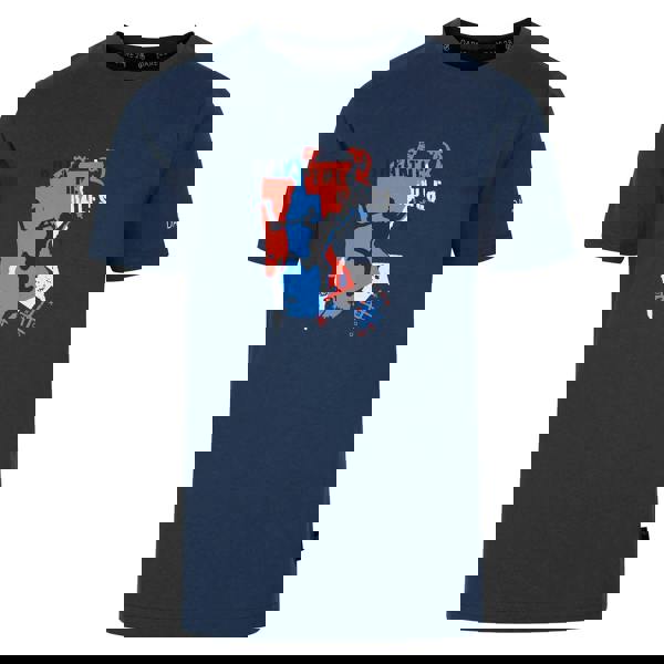 Dare 2B Childrens/Kids Trailblazer II Tidal Wave T-Shirt - Moonlight Denim/Peach Bloom - 