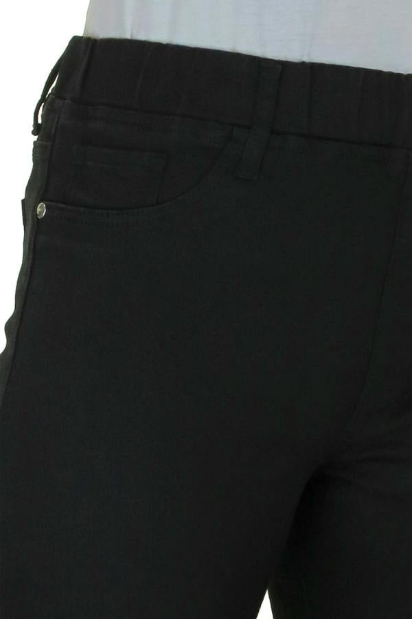 Paulo Due Womens Pull On Denim Capri Shorts