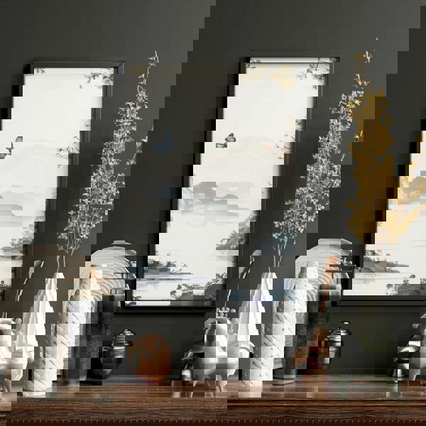 Paintings For Living Room | Set of 3 Chinoiserie Wall art Prints