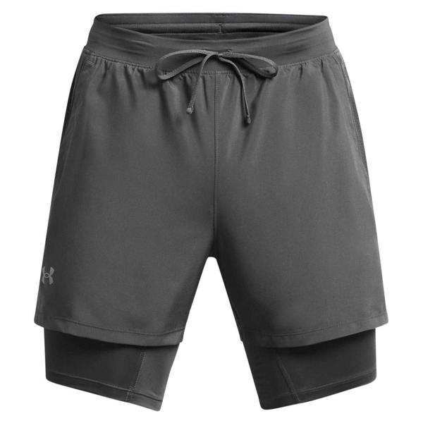 Under Armour Mens Launch Running Shorts - Pitch Grey - 