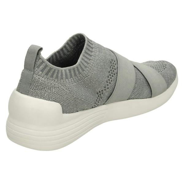 Reflex Ladies Reflex Ribbed Elasticated Pumps F7093