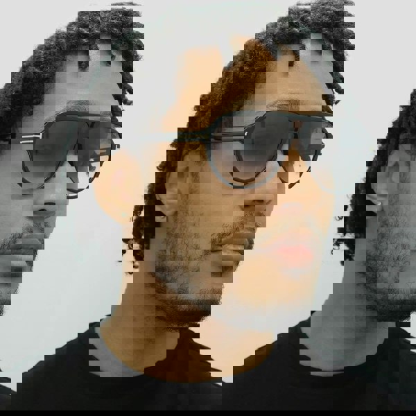 Tom Ford Sunglasses FT0932 Jeffrey 01B Shiny Black Smoke Gradient