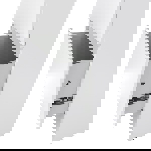 Furniture To Go Naia Bedside 2 Drawers in White high gloss