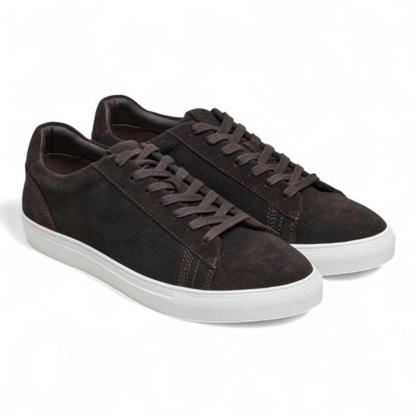 Antique Rogue Men’s Brown Suede Leather Lace-Up Casual Sneakers