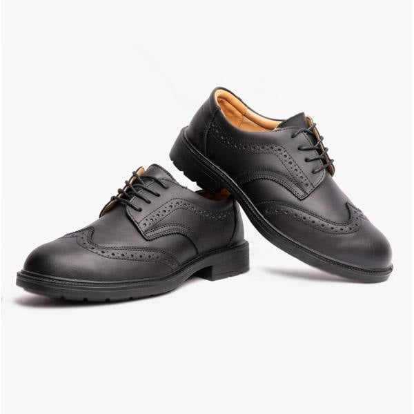 Amblers Safety FS44 Leather Safety Shoes in Black