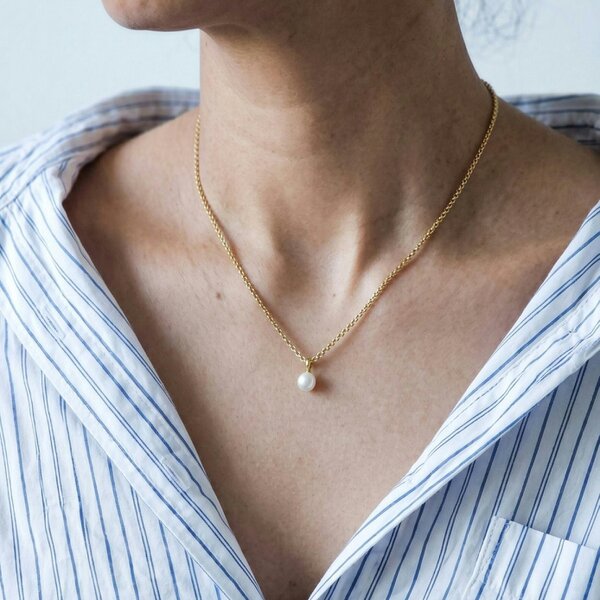 Uchi & Soto Shinju Gold Pearl Necklace