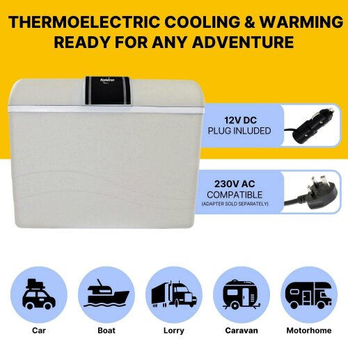 Koolatron 42L Electric Cool Box Warmer Mini Car Fridge Portable Iceless Cooler for Travel Camping