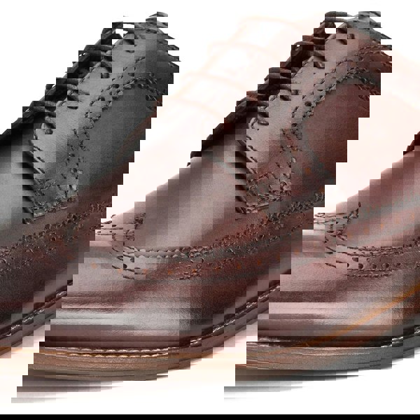 Base London Havisham Leather Men's Brown Derby Shoes