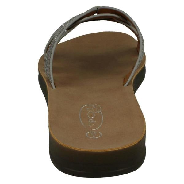 Spot On Ladies Spot On Knot Vamp Mules F00342