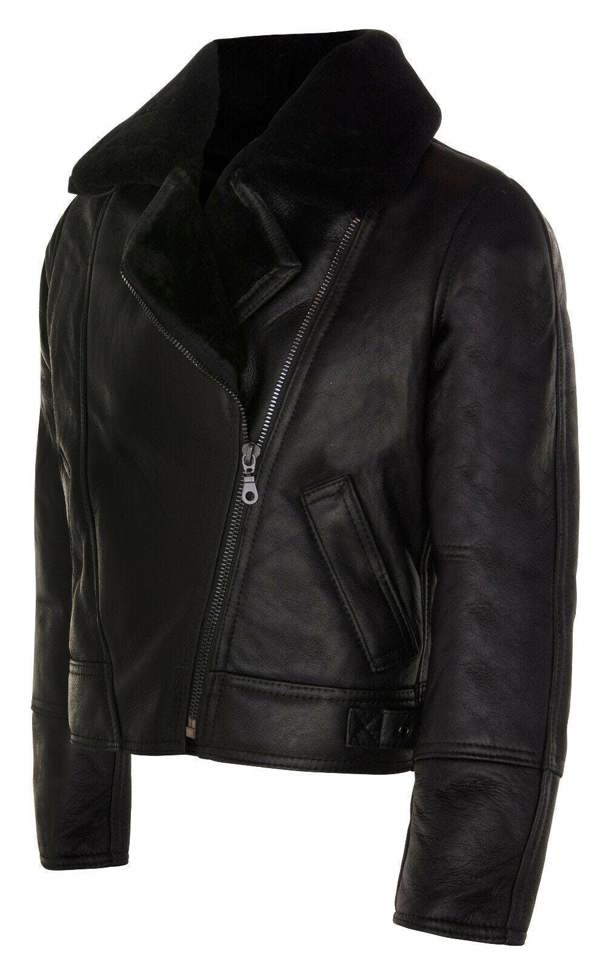Infinity Leather Womens B3 Sheepskin Leather Flying Jacket-Bergamo