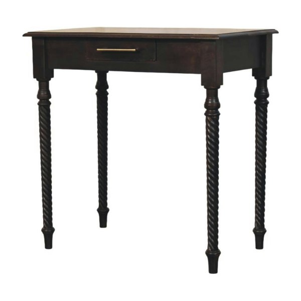 Artisan Furniture Solid Wood Cordelier Turned-Leg Writing Desk