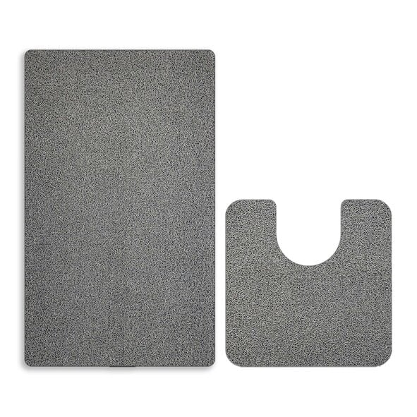 Nicoman Bath Mat and Pedestal Set