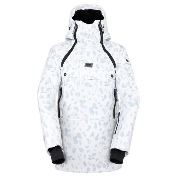 Dare 2B Womens Slide Out Dash Print Overhead Ski Jacket - Blanc De Blanc