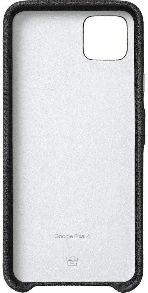 Google Genuine Google Pixel 4 Case Cover Fabric Just Black GA01280
