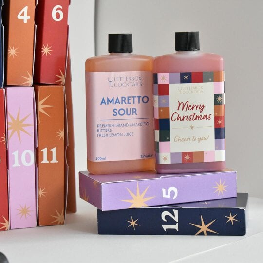 Letterbox Cocktails The Christmas Cocktail Advent Calendar - 12 Days of Premium Festive Drinks (Preorder)