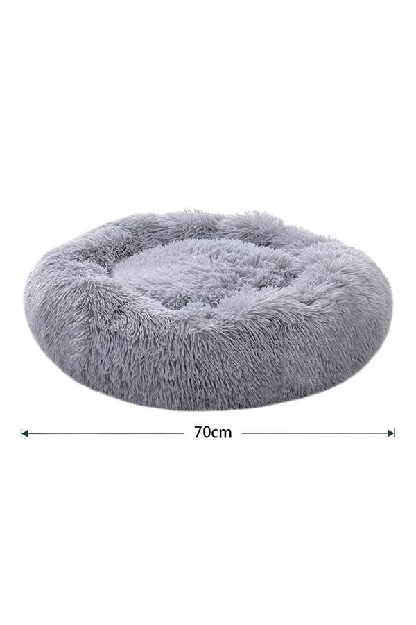 Living and Home 70x70cm Comfy Calming Doughnut Pet Bed