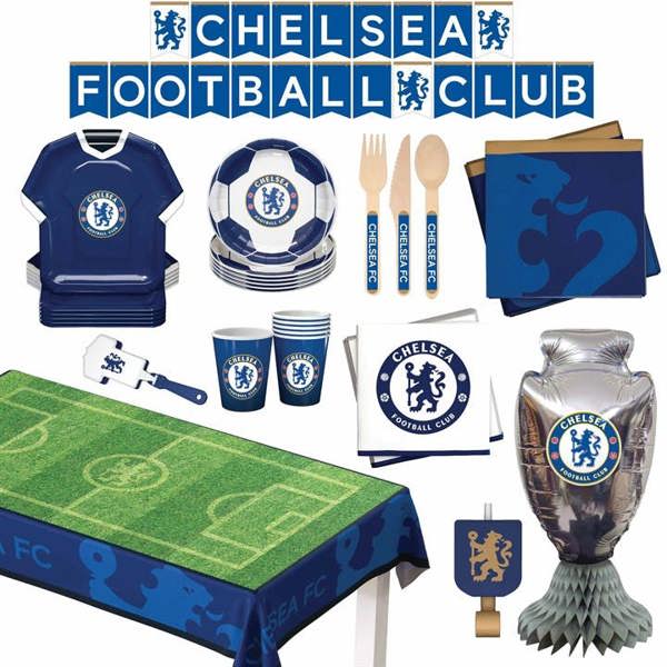 Chelsea FC All in One Party Box Set, Kitchen Accessories, Sports, Gift