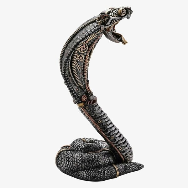 T. H. Baker Mystic Legends Steampunk Snake Figurine 69678