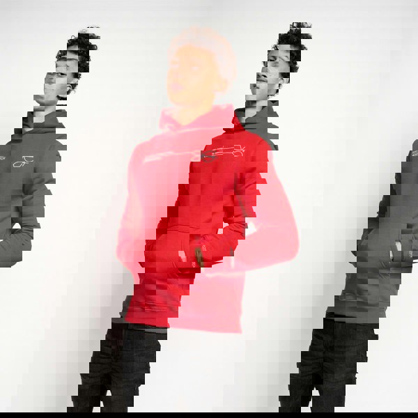 Crosshatch Karver Hoodie Red