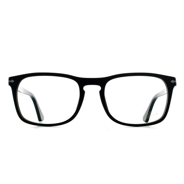 Persol Glasses Frames PO3344V 95 Black Men Women