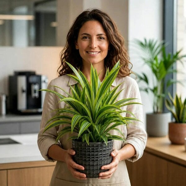 Dracaena Lemon Lime Dragon Tree – Vibrant Variegated Green and Yellow Indoor Houseplant