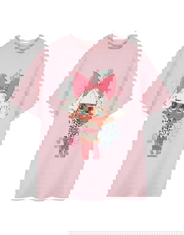 LOL Surprise! Girls Pink Diva Short Sleeved T-Shirt