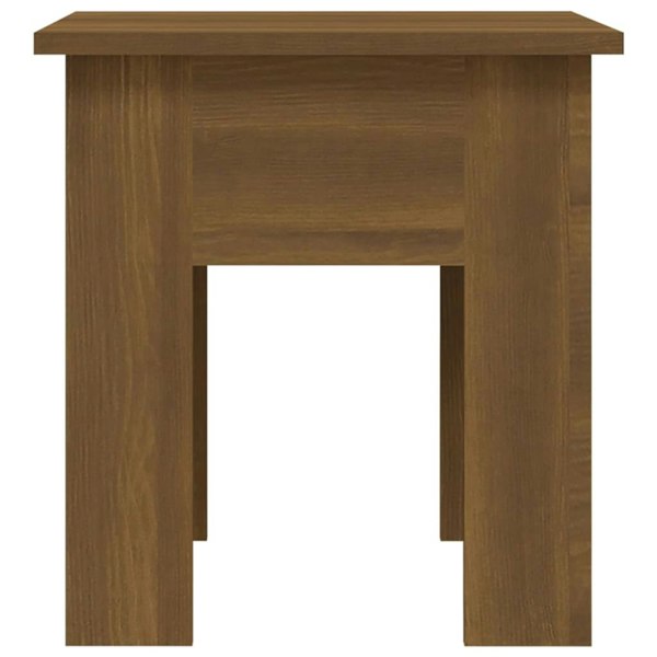 Berkfield Coffee Table Brown Oak 40x40x42 cm Engineered Wood