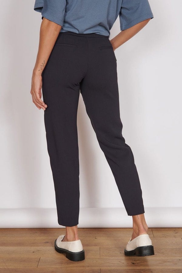 Jeetly.comFran Black Tapered Leg Tailored TrousersTrousers