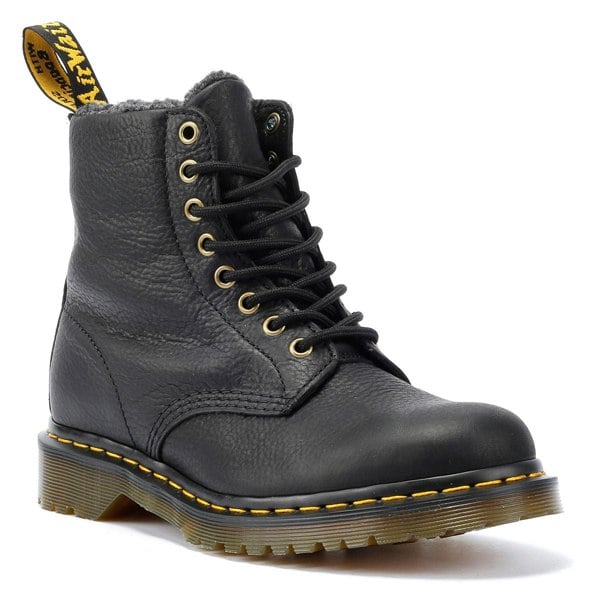 Dr. Martens - 31873001 Unisex 1460 WL Grizzly Black