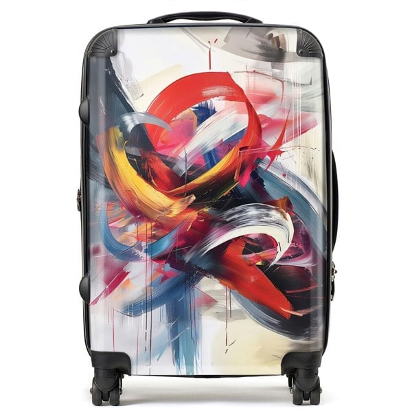 Warren Reed Swirling Symphony Of Colours Suitcase