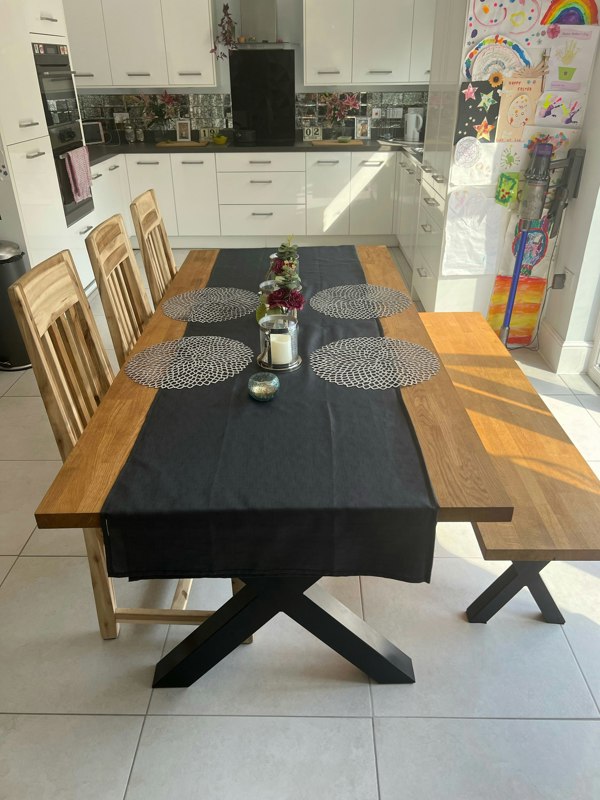 The Bespoke Carpentry Co Solid Oak Dining Table