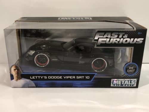 fast and furious lettys dodge viper srt-10 1:24 scale jada 30731