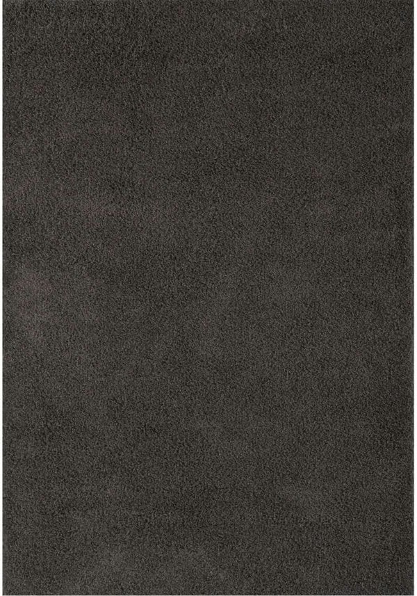 Dark Grey Shaggy Rug High quality Plain Design