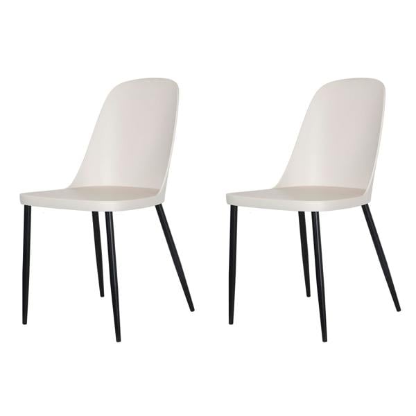 Core Products Pair of Aspen Duo Modern Dining Chairs