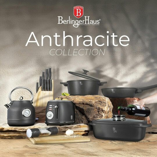 Berlinger Haus Electric Glass Kettle Anthracite BH9815