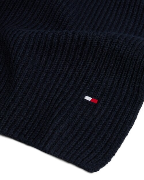 Tommy Hilfiger TH Flag Mens Pima Cotton Scarf - Space Blue