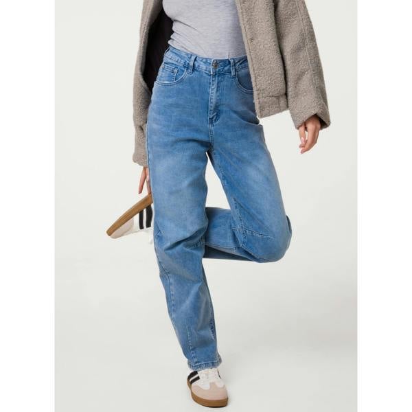 Pink Vanilla Washed Denim Jeans