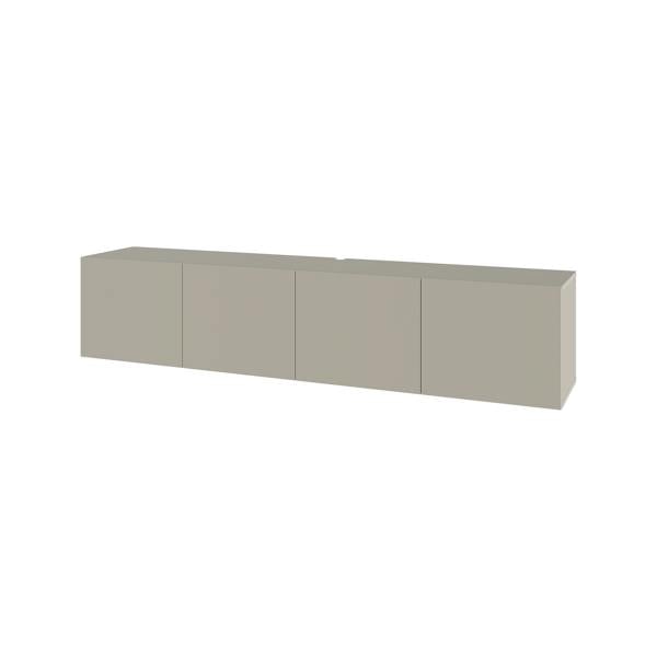Decortie Daroca Floating Wall-Mounted TV Unit up to 65-Inch TVs 180cm(W) Soft-Close 4 Doors TV Cabinet for Living Room