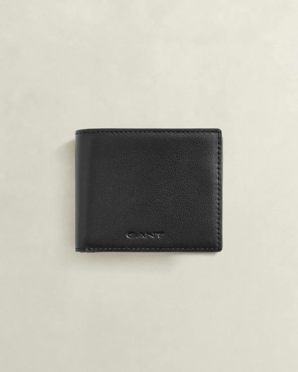 GANT Mens Leather Bifold Wallet - 5 Black