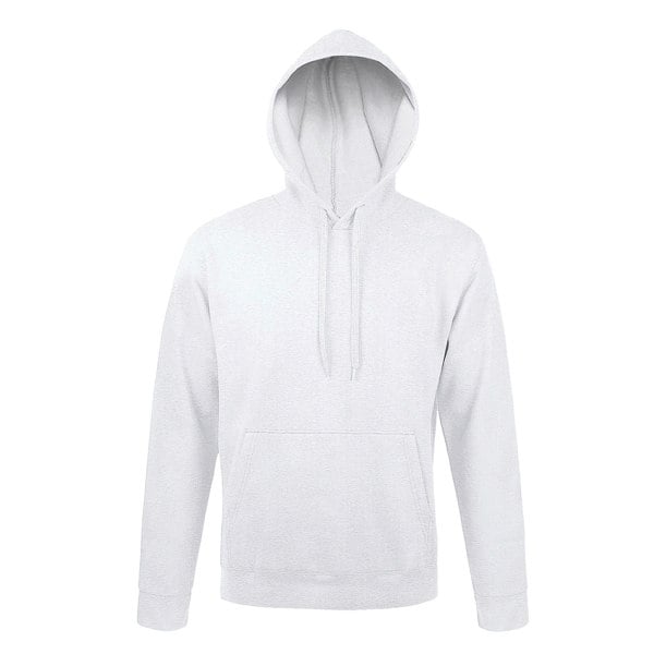 SOLS Snake Unisex Hooded Sweatshirt / Hoodie - White