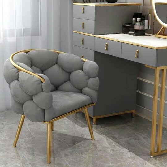 Havendro Bedroom Dressing Chair Luxury Backrest Chair Single Leisure Sofa Chair